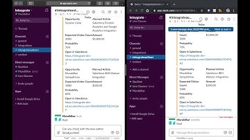 Slack Salesforce Integration using Slash Commands