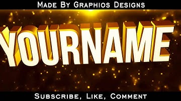 Epic Gold Sync Intro Template #4 | By GraphiosDesigns