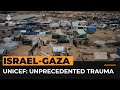 UNICEF: Lack of basic necessities threatening lives of thousands in Gaza | AJ #shorts