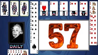 Microsoft Solitaire Collection | Spider | Hard | November 12 2016 | 57 moves!
