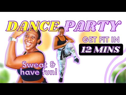 12 MINUTE DANCE PARTY WORKOUT | Full Body - No Equipment [Fun Cardio at Home!]