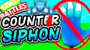 HOW to COUNTER the SIPHON Glove⚡- Slap Battles Roblox
