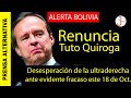 Tuto Quiroga: ¡Nunca podré ganar! Hay que evitar que el MAS llegue al poder