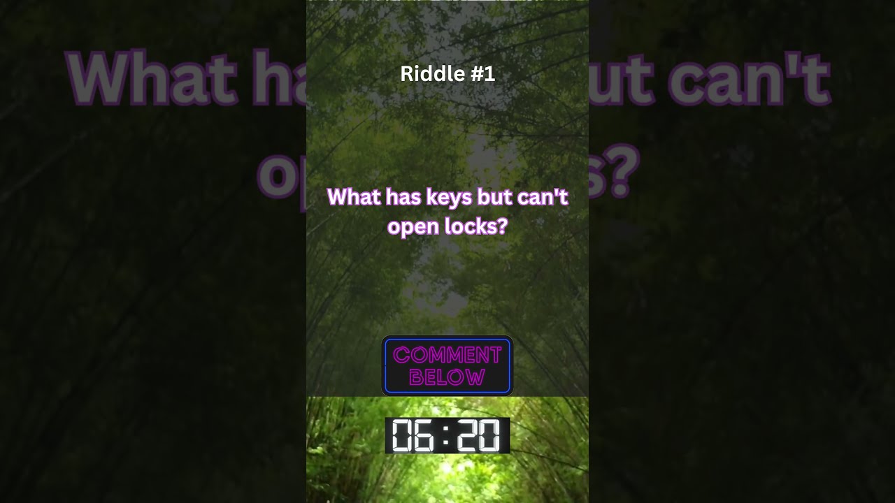 Riddle Me This A Useless Key Panda S Pandemonium Youtubeshorts Riddles Puzzle