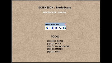 FredoScale - Sketchup Extension