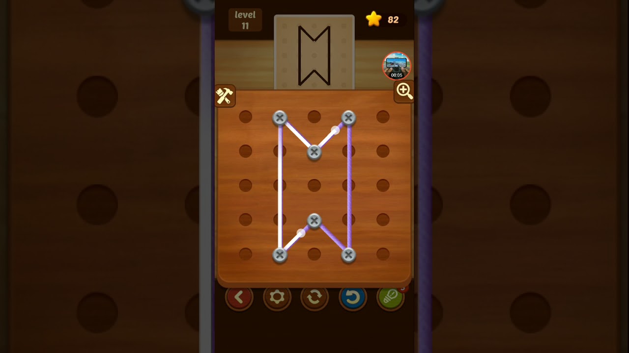 line puzzle string art ock level 11 -20