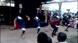 Mlekeleli on the stage at Stanger nkobonga zibukele
