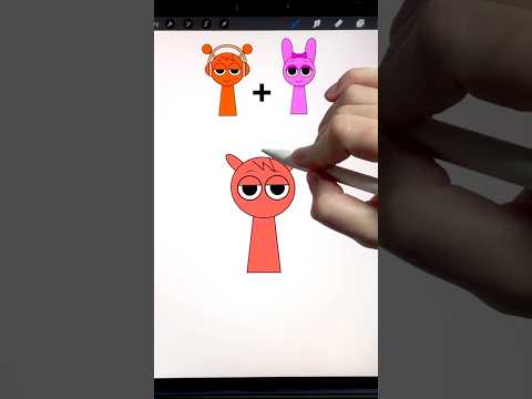 Oren x Pinki Sprunki Inscredibox | Create her name👇🏻#oren #pinki #sprunki #incredibox #art #shorts