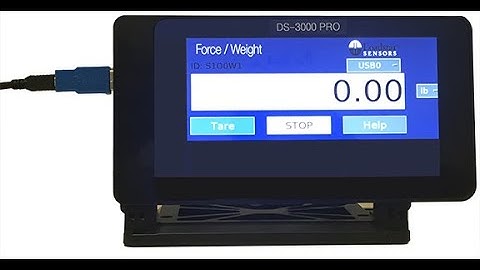 DS-3000-Pro Touch Screen Display Demo