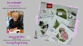 Live with Stamping With Melva - December Paper Pumpkin - Notes from the Heart