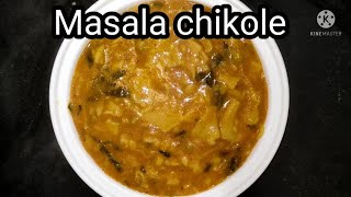 Green peas Chikole | spicy and soupy chikole | instant breakfast recipe | Masala Chikole