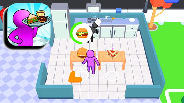 Dream Restaurant 🥪🍔💶All Levels Gameplay Android, iOS