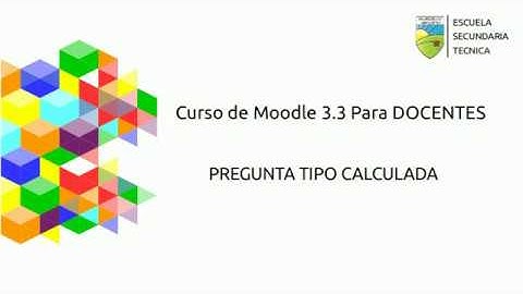 Crear pregunta calculada Opción múltiple en moodle