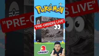 NEW Pokémon Drop! Mega Evolution Pitch Black Pre-Orders 👀 #pokemon #news #preorder #fyp #shorts #wow