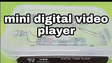 DIY mini digital video player/usb mp5