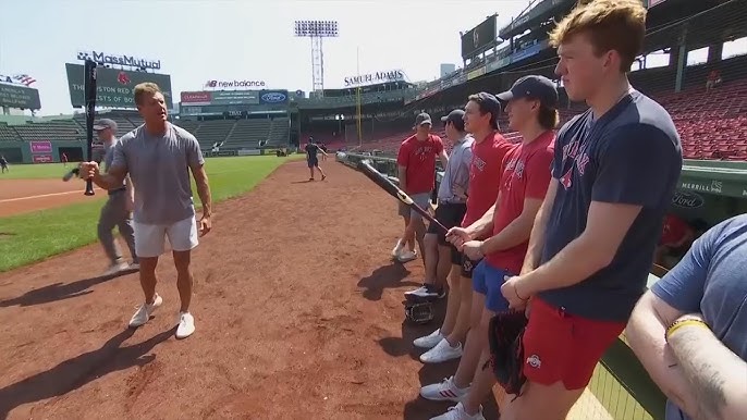 Bruins Prospects Hit Up Batting Practice With Jonathan Papelbon #shorts 