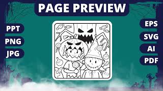 Halloween Coloring Book for Kids v2 - Promo Video Halloween Coloring Book for Kids v2 - Promo Video