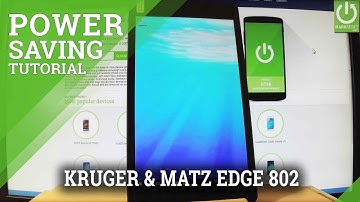 KRUGER & MATZ EDGE 802 Battery Saver Mode Tutorial