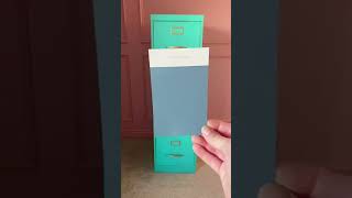 Update your old file cabinet with spray paint