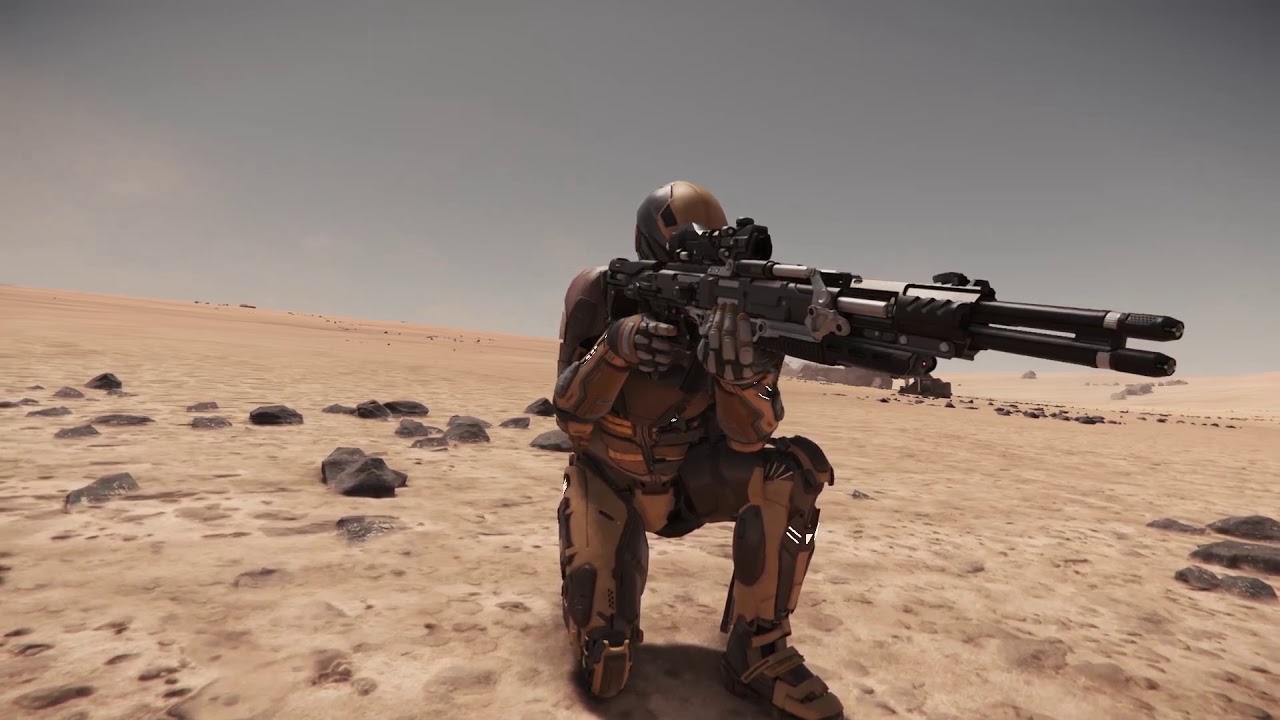 Star Citizen 3.2 PTU - New FPS Weapons; Gemini F55 & Demico LMGs