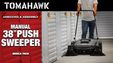 Unboxing and Assembly of a Tomahawk Manual Push Sweeper