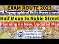 Half moon to noble street  tfl topographical skills assessment mock test  training  london pco