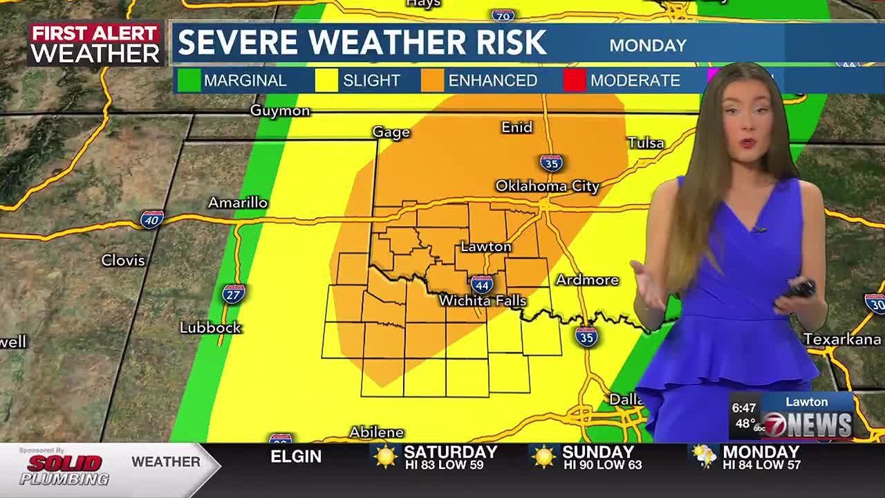 Warm and breezy weekend, with storms coming on Monday 4/13 AM - YouTube