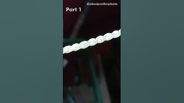 Silver Chain Ring Making - Handmade Jewellery (Part 1) #shorts #trending #adamjewellery