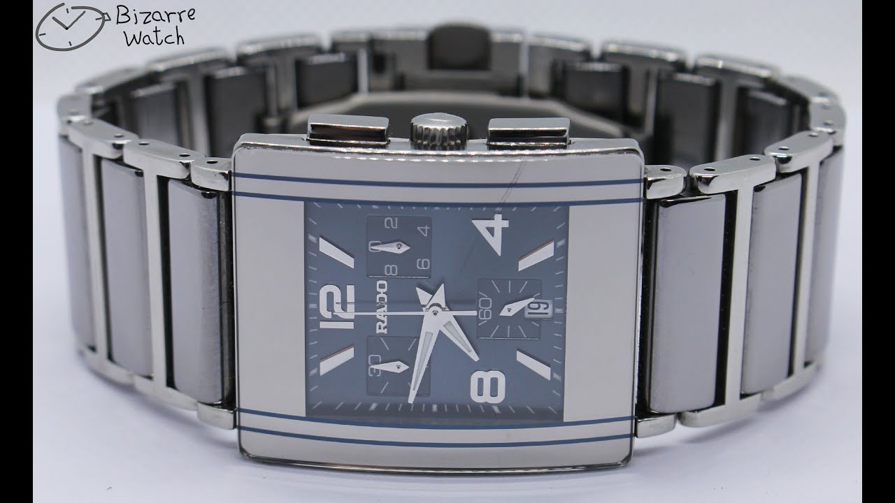 Rado Diastar Chronograph Integral 538.0591.3 Ceramic Titanium Silver Watch