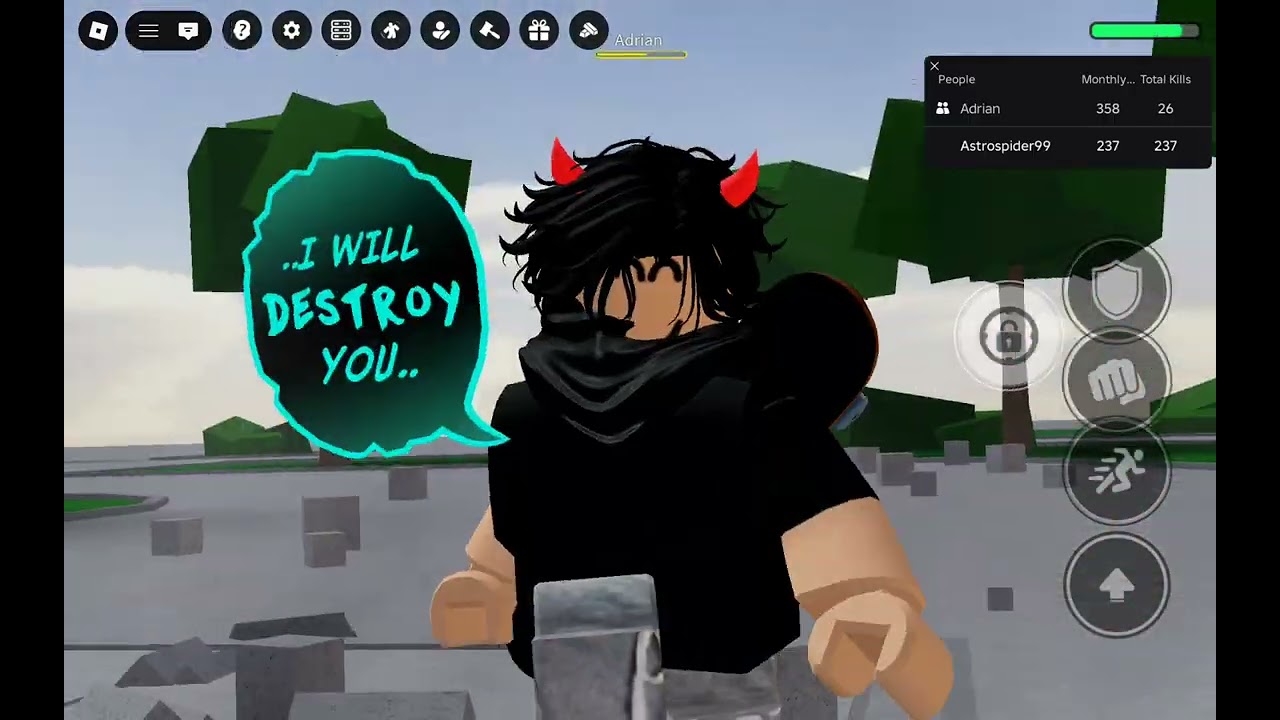 Me and Adrian 1v1 gg full fight 