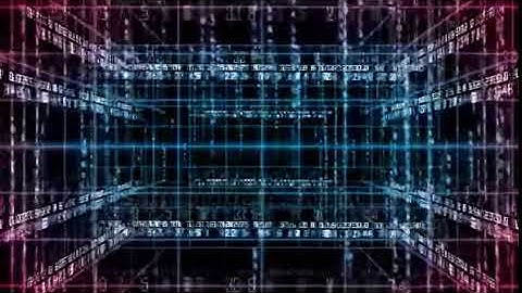 stock footage line digital data and number matrix text background rotating