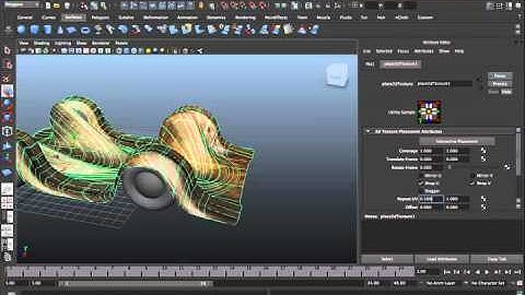 Maya Tutorials: 56-Mapping Textures to NURBS Surfaces