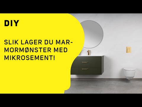 DIY | Slik lager du marmormønster med mikrosement!