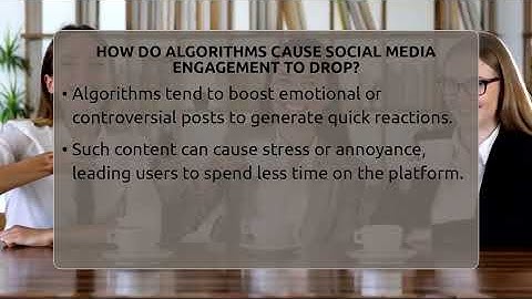 How Do Algorithms Cause Social Media Engagement To Drop? - Everyday-Networking