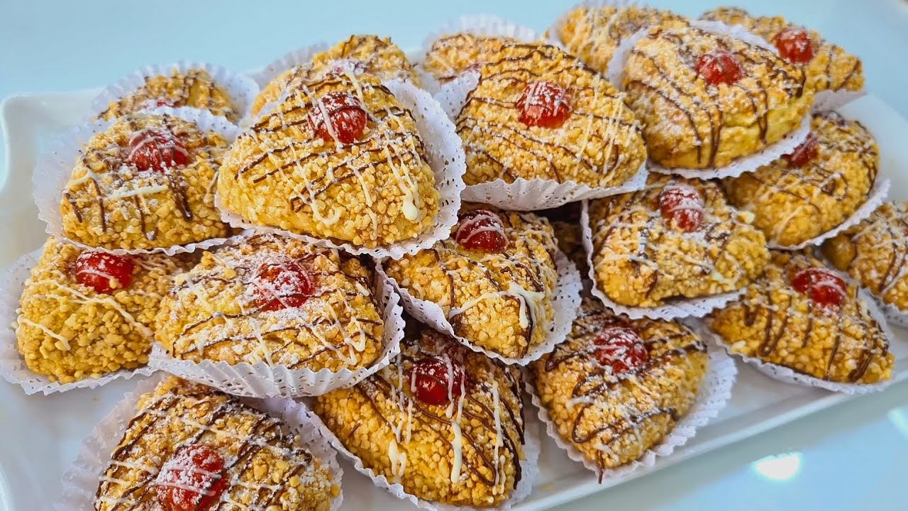 حلوة جافة بالكاوكاو تقطع كمية كبيرة بزاف بنينة وتذوب فالفم