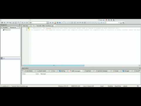 C++ tutorials Inline Functions