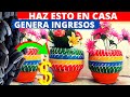 COMO HACER MACETAS DE LLANTAS USADAS 💰♻ COMO GANAR DINERO DESDE CASA