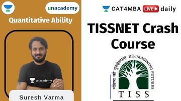 TISS NET Crash Course | Session 1 | Quantitative Ability | CAT4MBA 2021 l Suresh Varma