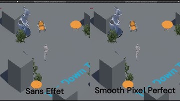 Smooth Pixel Perfect Camera prototype - Unreal Engine