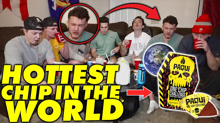 7 D1 ATHLETES EAT THE HOTTEST CHIP IN THE WORLD!!