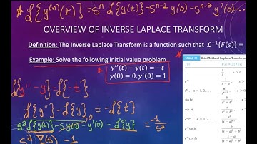 Inverse Laplace Transforms