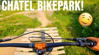 THIS IS THE BEST RED TRAIL I'VE EVER RIDDEN! - CHATEL BIKEPARK