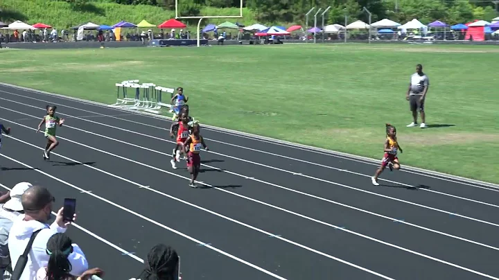 6yr Victoria Reeves-Green 17.83s 100m Finals Mark ...