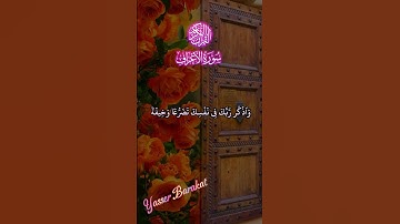 القارئ ياسر الدوسري يتلو من سورة الأعراف ( وإذا قرئ القرآن فاستمعوا له وأنصتوا) #لايك #قران