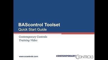 BAScontrol Toolset Quick Start Guide