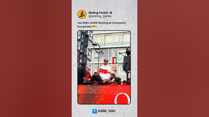 Van Dijk's AURA farming at Liverpool's bus parade 😎🔥  #virgilvandijk #liverpool