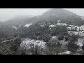 Prima neve nella Barbagia di Belvi