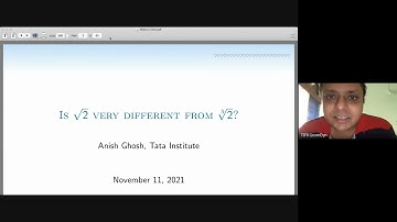 Anish Ghosh talk at RKMVERI