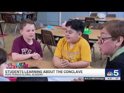 Students taught about the conclave at Pope Francis Global Academy