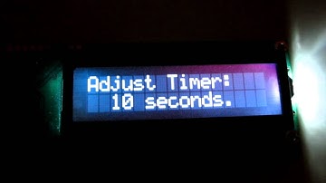 Testing a Arduino LCD Menu